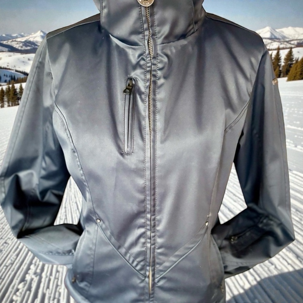 NILS Women’s Ski Jacket Black Size 4 Insulated Hooded